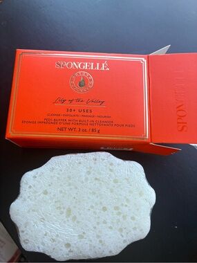 5/$65 Spongelle pedi-buffer in Lily of the valley